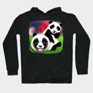 Aliens Panda Smilling Hoodie